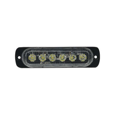 Luz direccional con 6 LEDS, color claro, 12-24 Vcc