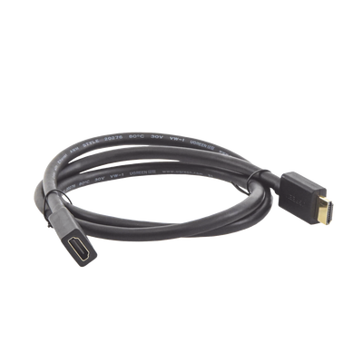 Cable extensor HDMI de 1 M / 4K@60Hz / 3D / HDR /  Macho a Hembra / Núcleo de cobre estañado / Transmisión estable.