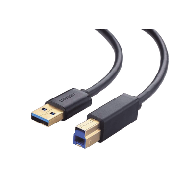 Cable USB-A 3.0 macho a USB-B macho / Ideal para Impresora, Escáner, Pianos, Barras de sonido, etc. / Plug & Play / Compatibilidad Universal / 2 metros