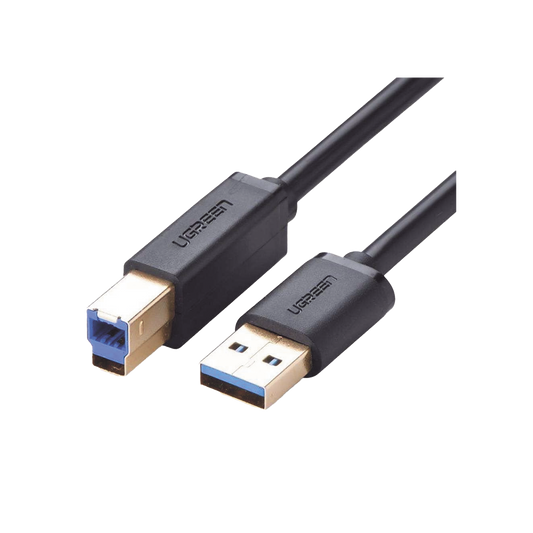 Cable USB-A 3.0 macho a USB-B macho / Ideal para Impresora, Escáner, Pianos, Barras de sonido, etc. / Plug & Play / Compatibilidad Universal / 2 metros