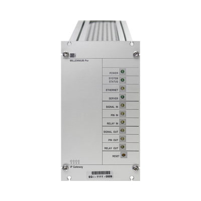 Interfaz Millennium IP para gestión de avisos y música por redes Ethernet por Streaming