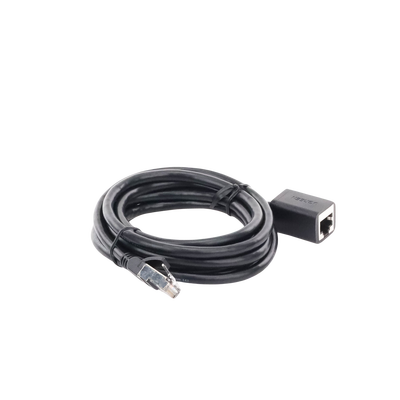 Cable de Extensión Cat6 RJ45 F/UTP / Macho a Hembra / 2m / Método de conexión 568B / Velocidad de transmisión 1000Mbps / Ancho de banda del canal 250MHz / Caja de Cobre / Negro