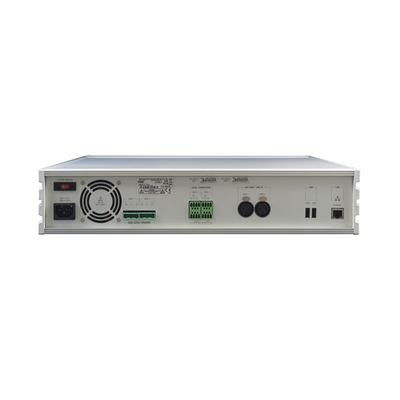 ETAPA DE POTENCIA DIGITAL 2x120W 100V  MILLENNIUM IP CON CONECTIVIDAD IP LAN, SUPERVISON, CALIDAD DE SONIDO HQ PARA 2 ZONAS, EN FORMATO RACK 2U