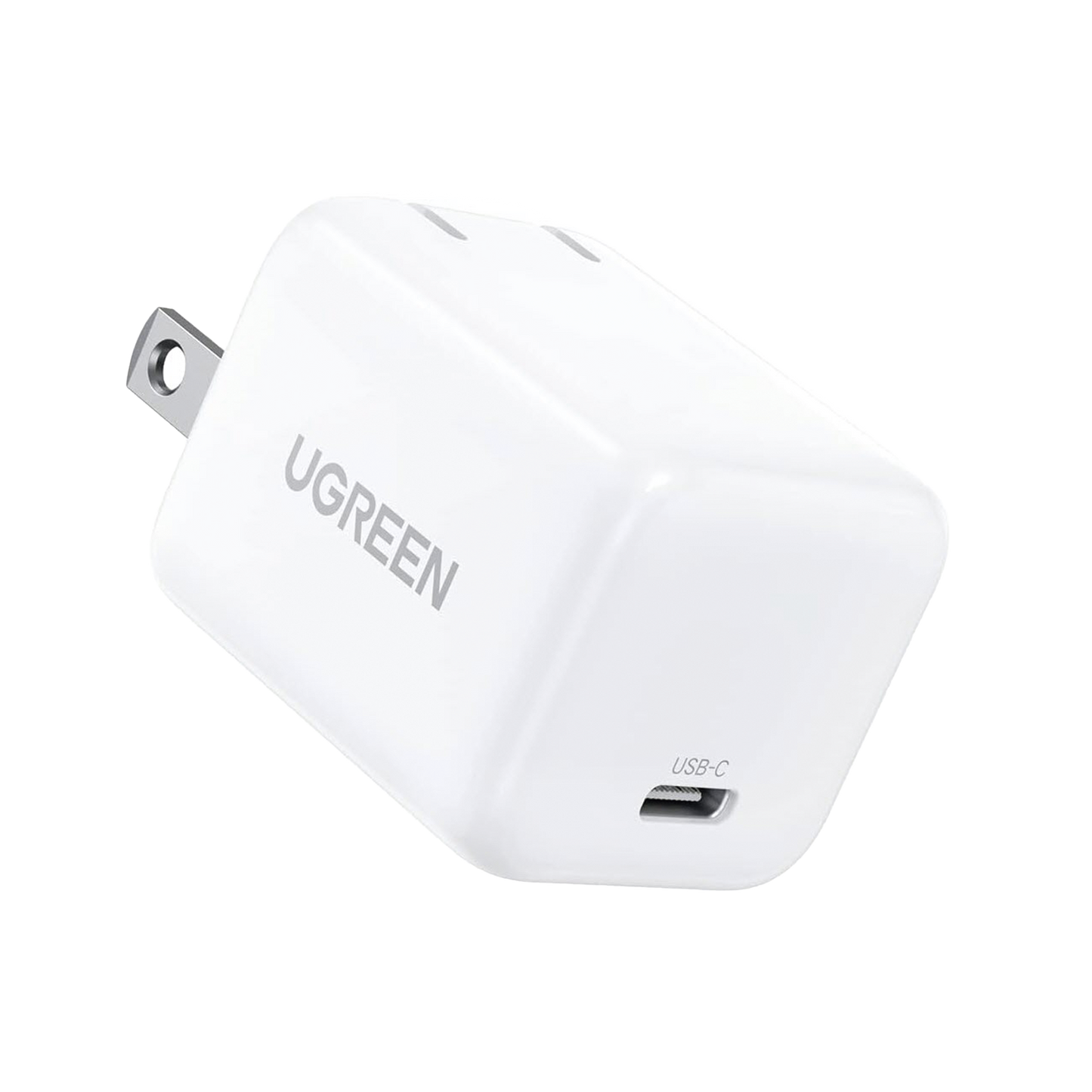 Cargador Mini de 20W serie Nexode / 1 USB-C de Carga Rápida / Tecnología GaN II / Power Delivery 3.0 / Quick Charge 4.0 / Carga Inteligente /Múltiple Protección  / Mayor Eficiencia Energética / Color Blanco