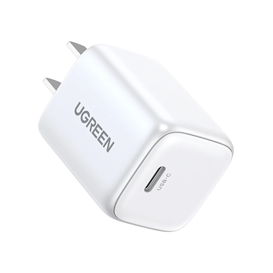 Cargador Mini de 30W serie Nexode | 1 USB-C de Carga Rápida | Tecnología GaN II | Power Delivery 3.0 | Quick Charge 4.0 | Carga Inteligente | Múltiple Protección  | Mayor Eficiencia Energética | Color Blanco