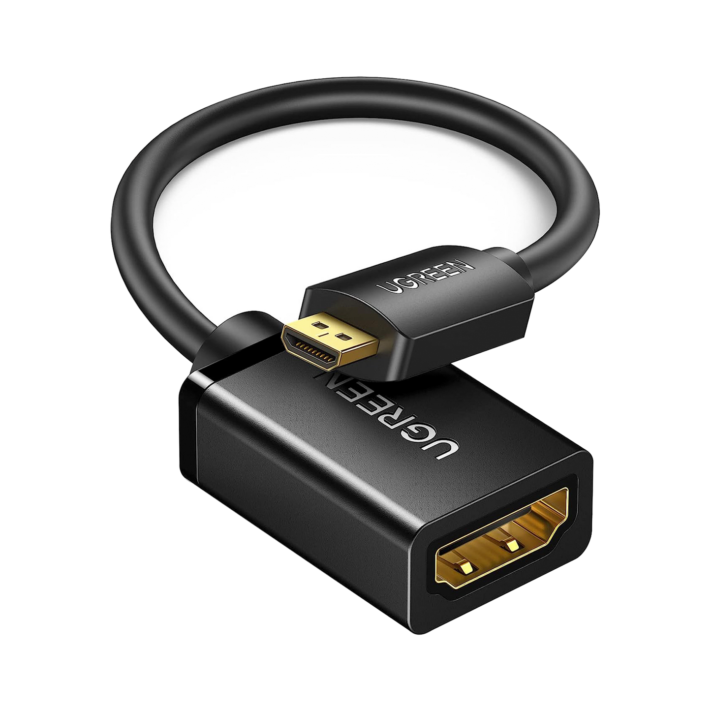 Adaptador Micro HDMI a HDMI (HDMI Tipo D)   / 18Gbps / 4K@60Hz / HDR /  Tecnología 3D / ARC / Carcasa PC+ABS / HDCP/ Longitud de 22 cm