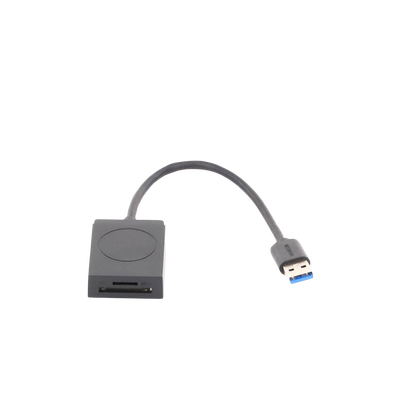 Lector de tarjetas USB-A 3.0 a MicroSD (TF) / SD | 5Gbps | Soporta hasta 2TB | Soporta Windows/Mac OS/Linux/Android | Lectura de Tarjetas Simultánea | No Requiere Controlador | Cable de 15cm.