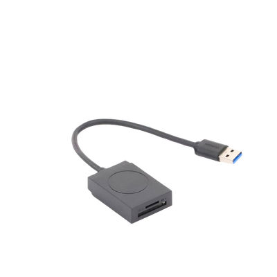 Lector de tarjetas USB-A 3.0 a MicroSD (TF) / SD | 5Gbps | Soporta hasta 2TB | Soporta Windows/Mac OS/Linux/Android | Lectura de Tarjetas Simultánea | No Requiere Controlador | Cable de 15cm.