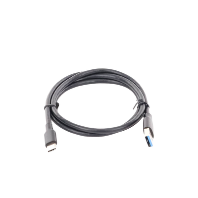 Cable USB-A a USB-C | 1 Metro | Carga y Sincronización de Datos | Carga Rápida 60W | Datos 5 Gbps | QC 3.0/2.0 | FPC | AFC | Protección Integrada | Duradero y Flexible| Caja ABS | Cubierta de TPE | Color Negro | 2 años de Garan