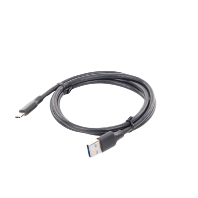 Cable USB-A a USB-C | 1 Metro | Carga y Sincronización de Datos | Carga Rápida 60W | Datos 5 Gbps | QC 3.0/2.0 | FPC | AFC | Protección Integrada | Duradero y Flexible| Caja ABS | Cubierta de TPE | Color Negro | 2 años de Garan