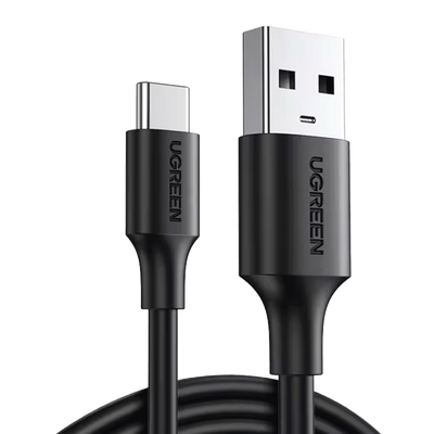 Cable USB-A a USB-C | 1 Metro | Carga y Sincronización de Datos | Carga Rápida 60W | Datos 5 Gbps | QC 3.0/2.0 | FPC | AFC | Protección Integrada | Duradero y Flexible| Caja ABS | Cubierta de TPE | Color Negro | 2 años de Garan