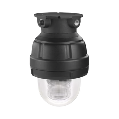 Luz LED, a prueba de explosiones, UL y cUL para Clase I, División 1, Grupo C y D; Clase I, División 2, Grupos A y B; Clase II, División 1, Grupos E, F y G; Clase III, 120-240 VCA, Claro