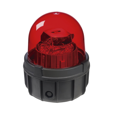 LED de advertencia giratorias Commander®, Tipo 4X, carcasa IP66 Listado por UL y cUL , 120 VCA, color rojo, Para Ubicaciones y Ambientes Peligrosos
