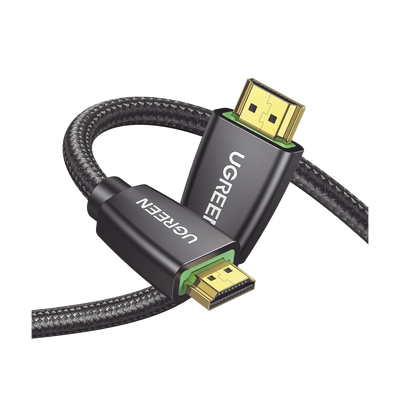 Cable HDMI 2.0  de Nylon Trenzado / 10 m / 4K@60Hz / HDR / 3D / HEC (Canal Ethernet HDMI) / ARC (Canal de Retorno de Audio / Color Profundo de 48 bits / Audio de 32 canales / HDCP 2.2 /Audio DTS: X / 18 Gbps / Blindaje de 4 capas