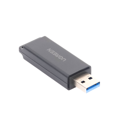 Lector de tarjetas SD portátil USB 3.0 de doble ranura / adaptador de tarjeta de memoria flash concentrador para TF SD Micro SD SDXC SDHC MMC RS-MMC Micro SDXC Micro SDHC UHS-I