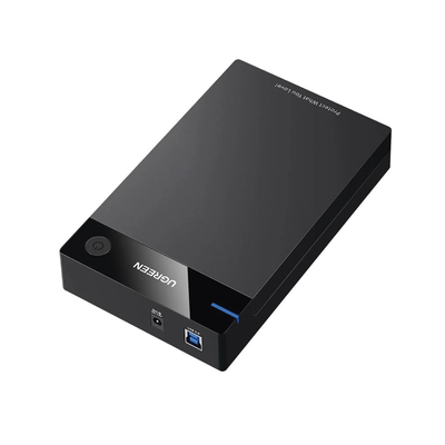 Carcasa de Disco Duro para  3.5" y  2.5" (Enclosure) | Con Cable USB 3.0 | Para HDD 3.5" / SSD 2.5" | SATA I/II/III | UASP | Hasta 16 TB | Compatible con Windows, Linux, Mac OS | No Requiere Controlador | Cable 1m | Incluye Adaptador d