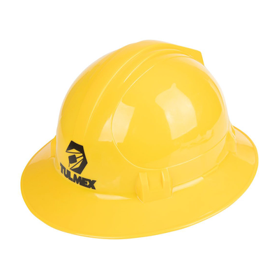 Casco de Seguridad Tipo ala Ancha / Color Amarillo