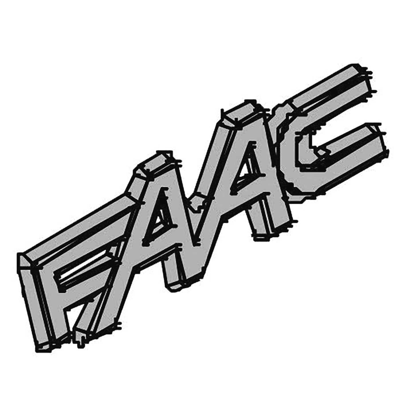 Logotipo de Plastico Para Equipos FAAC