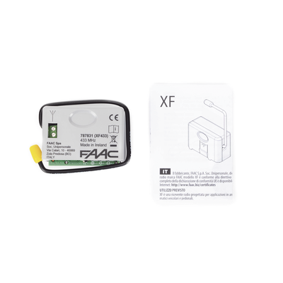 Receptor inalámbrico XF 433 para operador FAAC S418