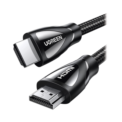 Cable HDMI 2.1 de Nylon Trenzado / 3 Metros / 8K@60Hz/4K@120Hz / eARC (Canal de Retorno de Audio / HDR10+ / VVR / HEC (Canal Ethernet HDMI) / ALLM / 3D / Dolby Atmos / Dolby Visión / 48 Gbps / Mayor Duración.