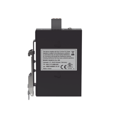 INDUSTRIAL ECO SWITCH 5 PUERTOS 1000 BASE-T NEGRO