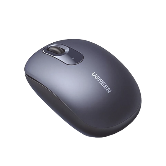 Mouse Inalámbrico 2.4G 800/1200/1600/2400 DPI / Función de 3 botones / Alcance 10m / Silencioso / Ergonómico / Anti-caída y Anti-interferencias / Color Midnight Blue / Batería Alcalina AA (incluida).