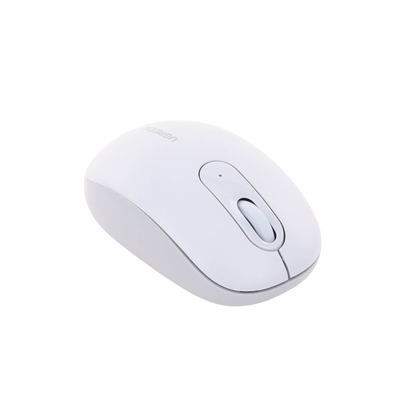 Mouse Inalámbrico 2.4G 800/1200/1600/2400 DPI / Función de 3 botones / Alcance 10m / Silencioso / Ergonómico / Anti-caída y Anti-interferencias / Color Dusty Blue / Batería Alcalina AA (incluida).