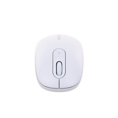 Mouse Inalámbrico 2.4G 800/1200/1600/2400 DPI / Función de 3 botones / Alcance 10m / Silencioso / Ergonómico / Anti-caída y Anti-interferencias / Color Dusty Blue / Batería Alcalina AA (incluida).