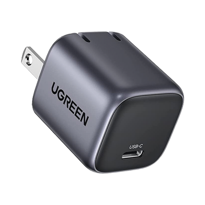 Cargador Mini de 30W serie Nexode | 1 USB-C de Carga Rápida | Tecnología GaN II | Power Delivery 3.0 | Quick Charge 4.0 | Carga Inteligente | Múltiple Protección  | Mayor Eficiencia Energética | Tamaño Compacto |