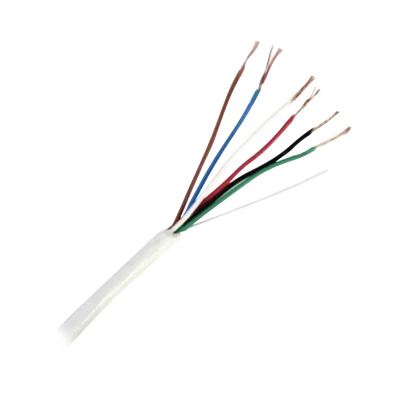 Bobina de Cable de 152 Metros de 6 x 20 AWG / BLINDADO / Color BLANCO / Aplicaciones en Control de Acceso, Audio e Instrumentación