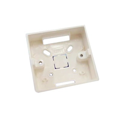 Caja plástica para instalación del botón PRO802B 86 x 86 mm