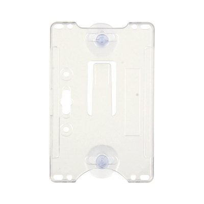 Porta tarjeta de plastico ABS / Transparente / Compatible con tarjetas ACCESSCARDEPC / PROCARDX o Formato CR80