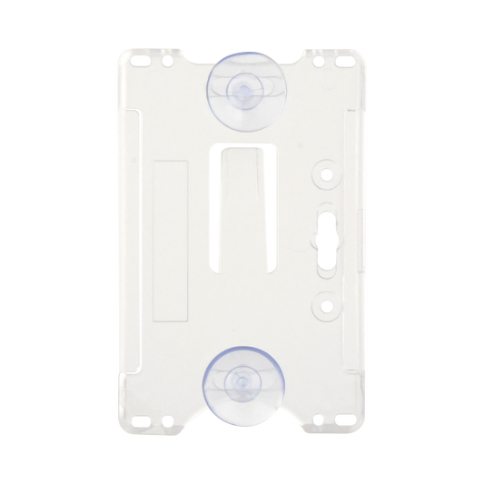 Porta tarjeta de plastico ABS / Transparente / Compatible con tarjetas ACCESSCARDEPC / PROCARDX o Formato CR80