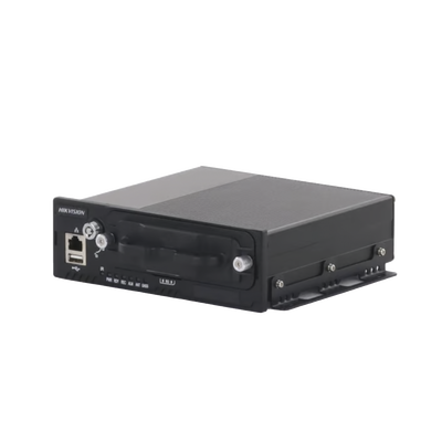 DVR Móvil 1080p (2 Megapixel) / 4 Canales TURBO / Sensor G / Compatible IA / Soporta 2 HDD / Alarmas I/O / Salida de Video / Incluye 1 SSD de 1 TB