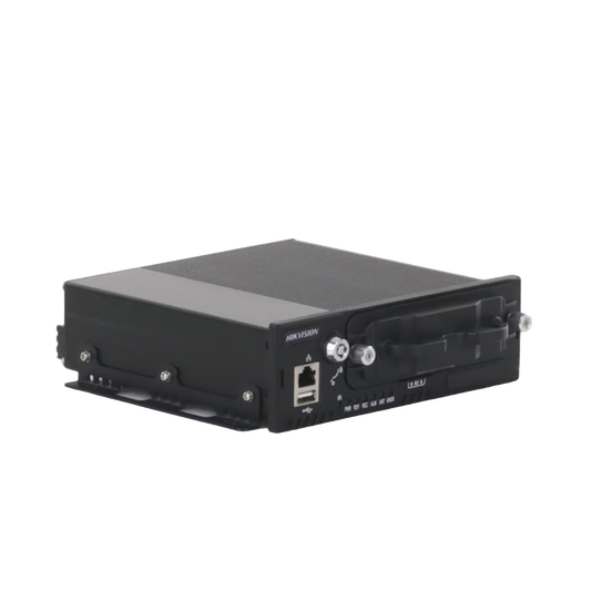 DVR Móvil 1080p (2 Megapixel) / 4 Canales TURBO / Sensor G / Compatible IA / Soporta 2 HDD / Alarmas I/O / Salida de Video / Incluye 1 SSD de 1 TB