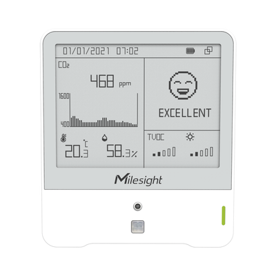 Display LoRaWAN con sensor de temperatura, humedad y calidad del aire