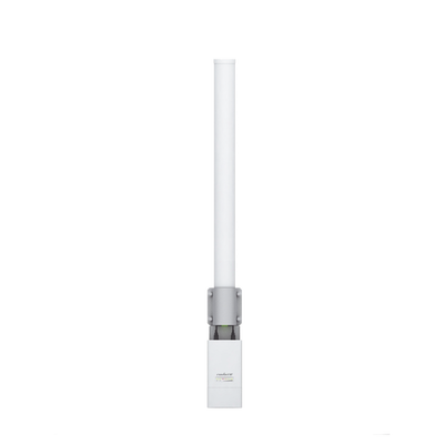 Antena omnidireccional, potente cobertura de 360°, doble polaridad MIMO 2x2, frecuencia 5 GHz (5.45-5.85 GHz) de 13 dBi