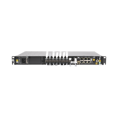 Mini OLT GPON Carrier Class con Tarjeta de Servicio de 16 puertos GPON Hasta 1024 Clientes, 16 módulos clase C+ y Fuente de CA (Corriente Alterna), 1UR, Gestión por Interfaz Web, Gestión UNM2000, CLI