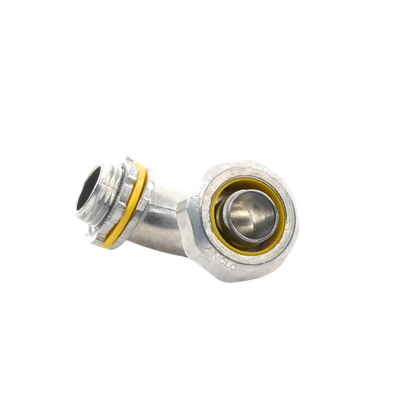 Conector Curvo para tubo tipo Liquidtight de 1/2"  (13 mm). Compatible con ANC-COT12.