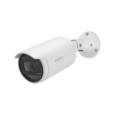 Cámara IP Tipo Bala Antivandálica 2 Megapíxel / Lente 3.3 a 10.3 mm / IR 30M / WDR 120db / IP66 / H.265 & WiseStream / Modo pasillo