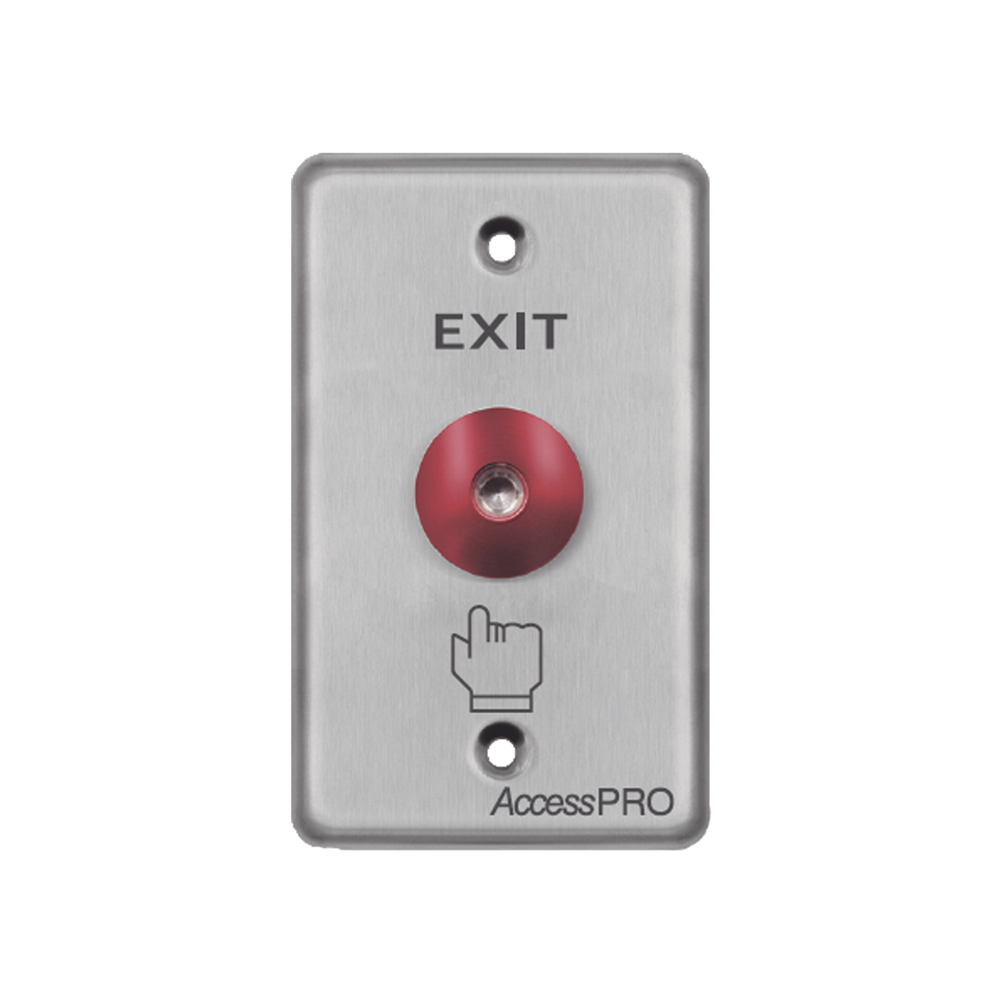 Botón tipo Hongo / Redondo Color Rojo con LED / Estético / NO y COM