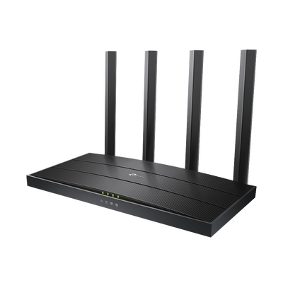 Router WiFi 6 AX 1500Mbps / MU-MIMO 2X2 y OFDMA / 1 Puerto WAN 10/100/1000 Mbps / 3 Puertos LAN 10/100/1000 Mbps / 4 Antenas / Conexión Inalámbrica OneMesh