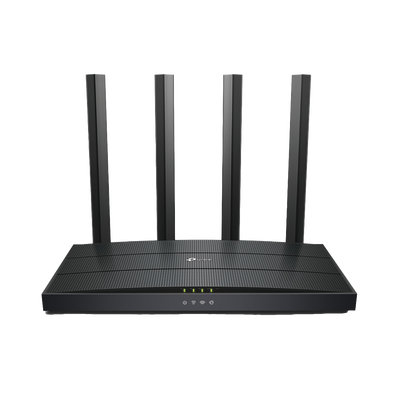 Router WiFi 6 AX 1500Mbps / MU-MIMO 2X2 y OFDMA / 1 Puerto WAN 10/100/1000 Mbps / 3 Puertos LAN 10/100/1000 Mbps / 4 Antenas / Conexión Inalámbrica OneMesh