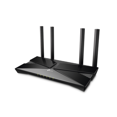 Router WiFi 6 doble banda AX 3000 Mbps /  MU-MIMO y OFDMA / 1 Puerto WAN 10/100/1000 Mbps / 4 Puertos LAN 10/100/1000 Mbps / 4 Potentes Antenas.