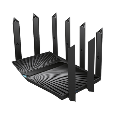 Router WiFi 6 Triple Banda AX6600 MU-MIMO / 1 Puerto WAN/LAN 2.5 Gbps / 1 Puerto WAN/LAN 1Gbps / 3 Puertos LAN 1Gbps / 2 puerto USB 3.0 / OneMesh ™ / Adminitración App (Tether) o Página web / Protección HomeShield