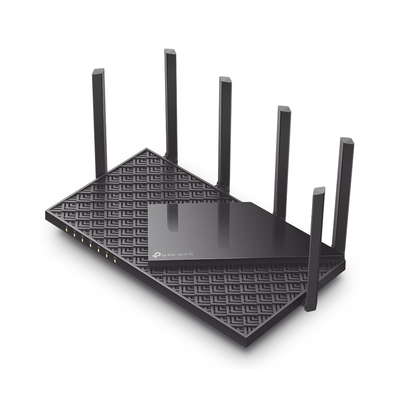 Router Triple Banda WiFi 6E / AX5400 MU-MIMO / 1 Puerto WAN 1 10/100/1000 Mbps / 4 Puertos LAN 10/100/1000 Mbps / 1 puerto USB 3.0 / 6 antenas de alta ganancia / OneMesh ™