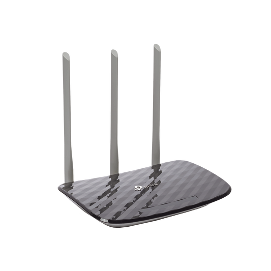 Router Inalámbrico doble banda AC, 2.4 GHz y 5 GHz Hasta 733 Mbps, 3 antenas externas omnidireccional, 4 Puertos LAN 10/100 Mbps, 1 Puerto WAN 10/100 Mbps