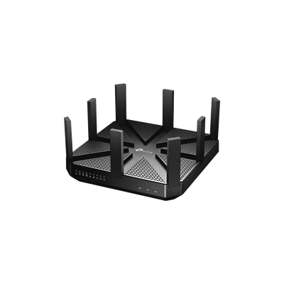 Router inalámbrico AC 5334 doble banda 1 puerto WAN 10/100/1000 Mbps y 4 puertos LAN 10/100/1000 Mbps, 1 puerto USB 3.0 y 1 puerto USB 2.0, 8 antenas integradas