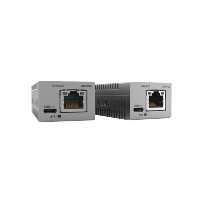 Convertidor de medios Gigabit Ethernet a Fibra Óptica Conector LC, Multimodo (MMF)