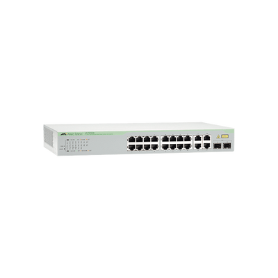 Switch WebSmart de 16 puertos 10/100 Mbps + 2 puertos 10/100/1000 Mbps + 2 SFP Gigabit Combo